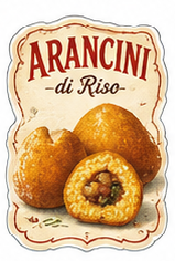 An authentic Sicilian dish arancini
