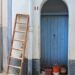 A blue door in Sicily