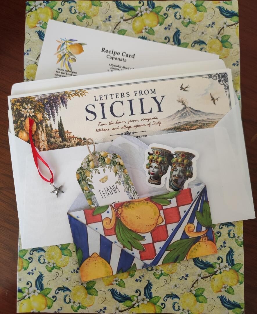 Contents for Tier 1  snail mail club Letters from Sicily