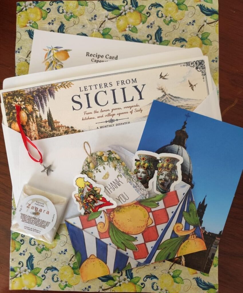 Contents for Tier 2 The Collector's Post for Letters from Sicily snail mail club