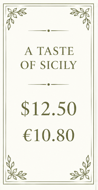 Letters from Sicily letter subscription for a letter and inserts.