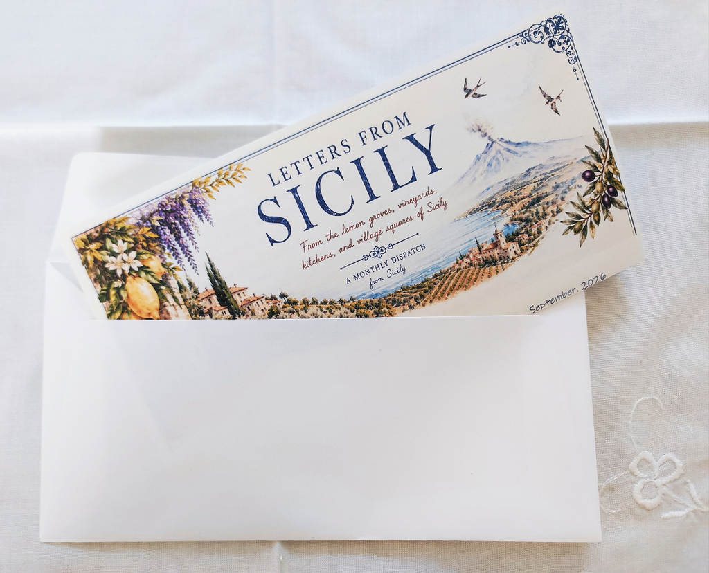 Our letters cover everyday life in Sicily.