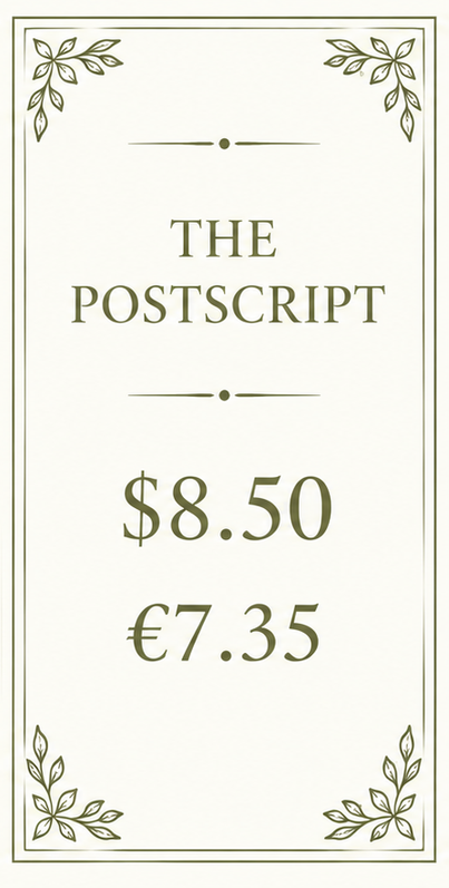 Letters from Sicily postcard subscription