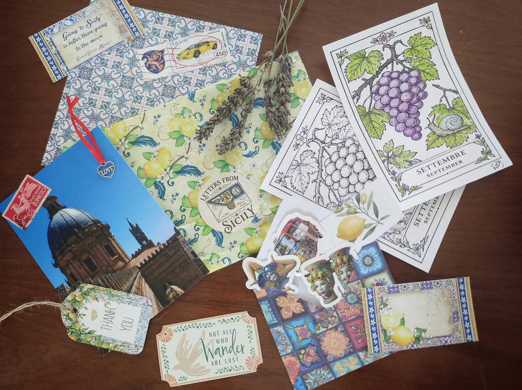 What do you get in a snail mail subscription? Here are some examples.