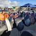 Leather saddles at the Partanna Livestock Fair